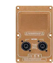 Speaker Wiring Box | Double 4-Core Subwoofer Cable Connector - Audio Amplifier Socket for Stage Sound Recording Studio