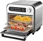 Kitchen Couture Air Fryer 10 Litre Compact Oven | 7 Preset Functions | Silver