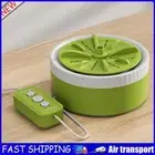 Automatic Clothes Washer Auto-Off Mini Turbo Washer for home Bathroom (Green) AU