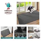 Absorbent Chenille Door Mat Indoor for Entryway, Low-Profile Rubber Backing, ...