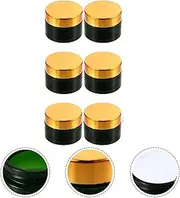 Pack of 6 Ointment Jars 30 ml with Lid - Cream Containers, Empty Jars for Cosmetics, Lotion, Ointments & Essential Oils - Travel-friendly Sample Containers, Reusable