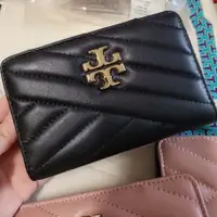 在飛比找蝦皮購物優惠-TORY BURCH TB 羊皮 皮夾 中夾 錢包 零錢包