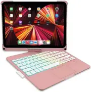 Backlit Touch Keyboard For iPad Air 5th gen Pro 11" Smart Case With Rainbow N