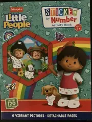 fisher-price Little People Sticker by Number Activity Book Over 120 Stickers