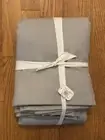 NWT Pottery Barn Kids Quincy Canvas Blackout Curtain Drape Panel Gray 44x96" NEW