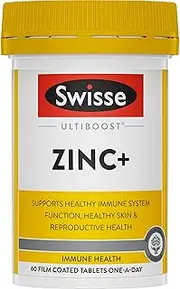 Swisse Ultiboost Zinc+ Tablets, 60 Count