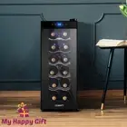 Devanti Wine Cooler Fridge Chiller Thermoelectric Storage Cellar 12 Bottle Black