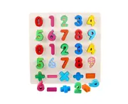 Puzzle-board Three-dimensional Digital Alphabet Children's Puzzle Toys - 1