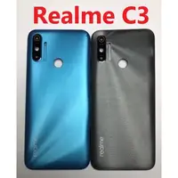 在飛比找蝦皮購物優惠-RealmeC3 Realme C3 電池背蓋 帶電源鍵 帶