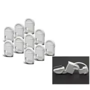 10X 30-PIN USB SYNC POWER CHARGER MINI KEYCHAIN CABLES WHITE IPHONE 4S IPOD IPAD