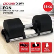Powertrain Adjustable 36kg Dumbbell with 4kg Increments