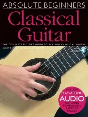 Absolute Beginners for Classical Guitar Learn Lessons Tab Play-Along Book Audio