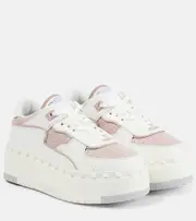[Valentino Garavani] Valentino Garavani Freedots XL leather platform sneakers AU 4 white