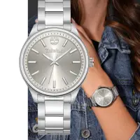在飛比找momo購物網優惠-【Timberland】天柏嵐 休閒時尚大三針鋼帶女錶/38