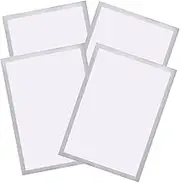 HAMPPLIES 4pcs Self-adhesive Magnetic Picture Frames Photo Display Frame for Artwork Business License Photos