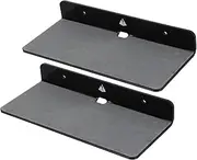 Happyyami 2Pcs Multifunctional Wall Mounted Storage Rack Durable Organizer for Home Living and Office for Speakers Mobile Phones and Accessories Space Saving