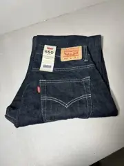 Levi's 550 Relaxed 8h HUSKY 28x23 Denim Jeans Adjustable Waistband