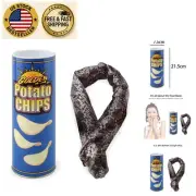 Potato Chip Can Spring Snake Toy - Perfect for April Fool's & Halloween Pranks
