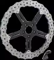 AN Big Floating Jagged Brake Rotor Kit 15in Rt Hub Dyna Super Glide 06-13