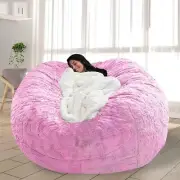 Bean Bag Cover for Kids Adults No Filler Soft Oversized Round Beanbag Chair L...