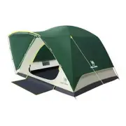 Tents for Camping, 3/4/5/6 Person Waterproof Tent Skydome Camping Army Green