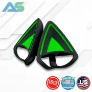 Razer Kitty Ears V2 Universal Fit Clip-On Kitty Ears for Headsets - Black/Green
