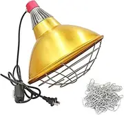 Poultry Heat Lamp,Brooders Heat Lamp,Heat Lamp for Puppies Kennels Lambs Ducklings, Halogen Heat Lamp,Infrared Heating Lamp for Keep Animals Warm at Night in Winter,Ideal for Breeding Farm