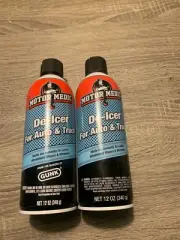 2 Motor Medic Gunk Windshield De-Icer Spray Auto Locks Windows Ice Melt 12oz