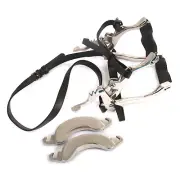Equine Dental Speculum Horse Mouth Gag Stainless Steel Leather McPherson