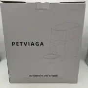 PETVIAGA - White Automatic Pet Feeder For Cats and Small to Medium Dogs - NEW