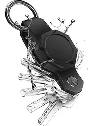 [Havvo] Waterproof Key Organizer with AirTag Holder, Compact Key Chain, Case for Airtag - Includes Carabiner Keyring Key Chain to Attach Car Key