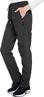 Apotemis Womens Snow Ski Pants Waterproof Windproof Fleece Lined Warm Hiking Insulated Pants