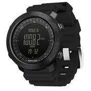 NORTH EDGE Apache Men Digital Watches Waterproof 50M Running Swimming Men Tactical Sport Watch Outdoor Sports Survival Military Watches for Men, Compass, Pedom
