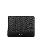 Calvin Klein Bifold Wallet Embossed Monogram - Wallets & Pouches - Black