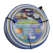 Valterra W01-6600 AquaFresh High Pressure Drinking Water Hose - 5/8" x 50', W...