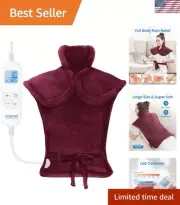 Certified Heating Pad - 6 Heat Settings, Auto Shut-Off, Gift for Her