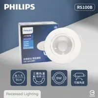 在飛比找momo購物網優惠-【Philips 飛利浦】12入組 LED崁燈 RS100B