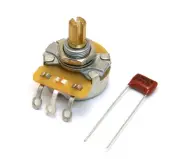 099-0830-000 Fender Genuine 250K Split Shaft Potentiometer & Cap Guitar/Bass