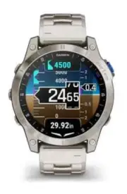 Garmin D2 Mach 1 GPS Aviator Smartwatch (Titanium)