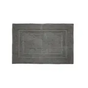 Bambury Cotton Deluxe Bath Mat Pewter