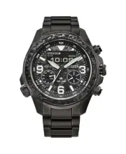 CITIZEN Men Digital Eco-Drive Casual Watch Classic Dress Silver color Dial Water