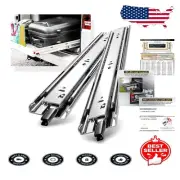 Premium Anti-Rust Drawer Slides, 38-Inch Full Extension with Hold-Still Lock