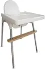 - Baby High Chair Bamboo Wooden Foot Rest for IKEA Antilop, Kmart Prandium, Big