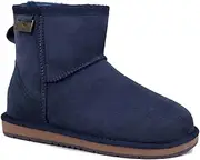 [UGG AUZLAND SHEEPSKIN] UGG Classic Mini Boots Chocolate,Sheepskin Boots Women Short Ankle Boots