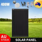 400W Fixed Solar Panel Kit 12V Home RV Caravan Camping Charging Battery 400Watt