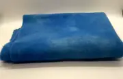 100% Wool For Rug Hooking Blue Hand Dyed Fabric 4oz