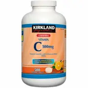 Kirkland Signature Chewable VitaminC 500mg 500 tablet Boost Immune System Health