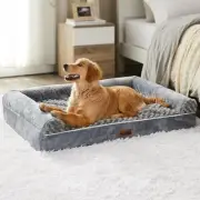 Orthopedic Dog Beds for Large Dogs, Non-Slip Bottom and Egg-Crate Foam Big Mat