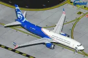 GJASA2258 GeminiJets 737 MAX 8 1/400 Model N806AK Alaska Airlines "Honoring