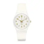 【SWATCH】GENT 原創系列手錶 WHITE BISHOP 男錶 女錶 手錶 瑞士錶 錶(34MM)